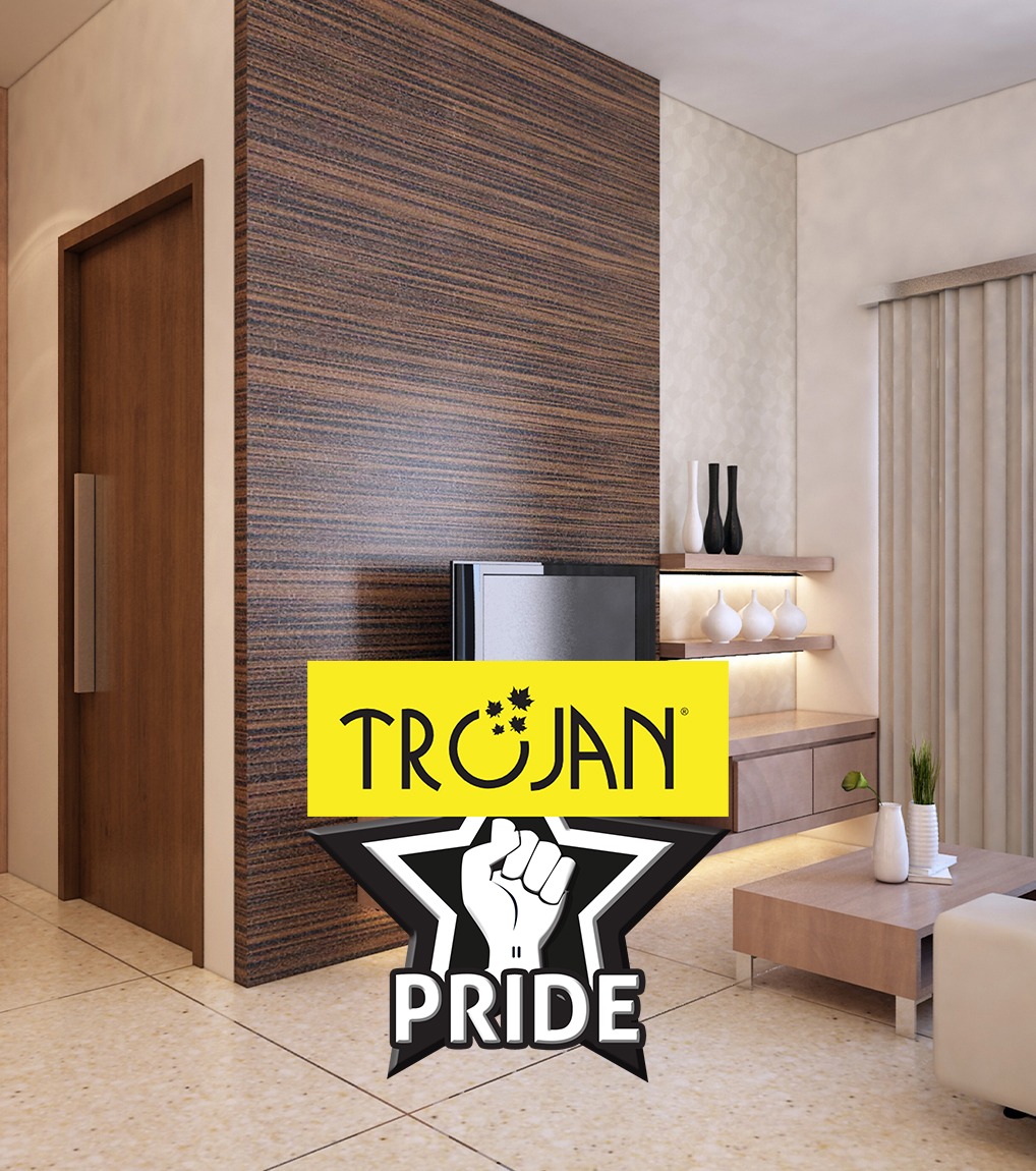 Trojan pride plywood